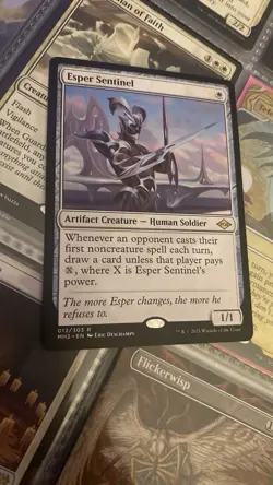 Magic the Gathering Esper Sentinel Modern Horizons 2, Regular Rare - Image 1
