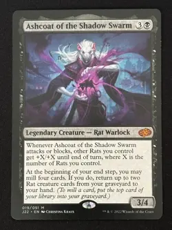 1x MTG Ashcoat of the Shadow Swarm - Jumpstart 2022 (J22) #19 - Magic - Image 1