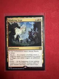 Windcrag Siege - Tarkir Dragonstorm TDM - Magic The Gathering MTG #235 Rare NM - Image 1