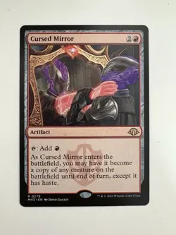 Cursed Mirror MTG Magic the Gathering Card NM Near Mint MH3 - Image 1