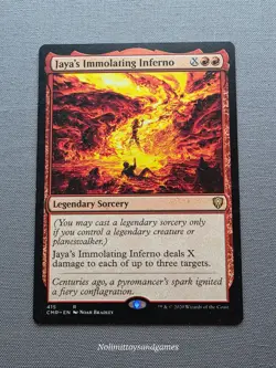 MTG Jaya's Immolating Inferno #415 Rare Commander Legends Free Shipping - Image 1