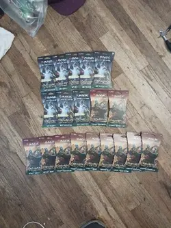 MTG The Lord Of The Rings Tales Of Middle-Earth Set Booster Packs 19 Of Them 1A - Image 1