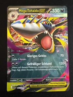 Mega Tohaido ex 61/94 Holo Double Rare Pokemon Fatale Flammen PFL NM Deutsch - Image 1