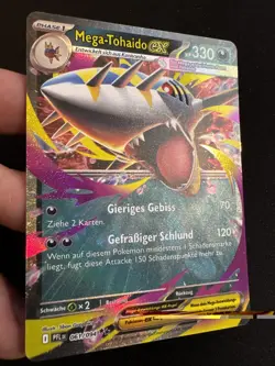 Mega Tohaido ex 61/94 Holo Double Rare Pokemon Fatale Flammen PFL NM Deutsch - Image 3