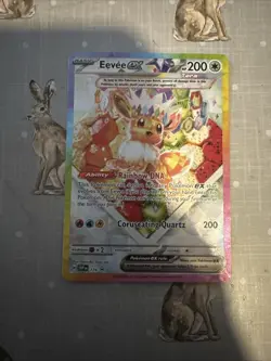 Eevee EX SVP 174 Pokemon TCG S&V Prismatic Evolutions UPC Black Star Promo - Image 1
