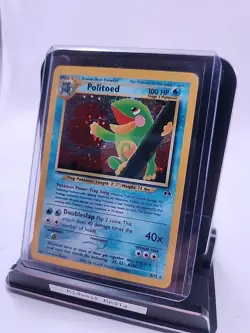 Pokemon TCG Politoed Neo Discovery Unlimited 8/75 Holo Rare LP - Image 3