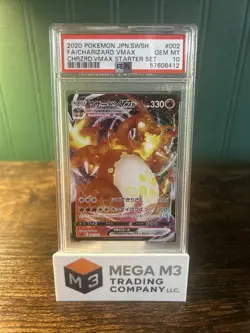 2022 Pokemon Japanese Charizard Vmax Starter Set #002 PSA 10 GEM MT SWSH #2 - Image 1