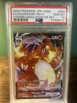 2022 Pokemon Japanese Charizard Vmax Starter Set #002 PSA 10 GEM MT SWSH #2 - Image 2
