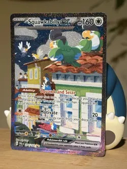 Pokemon TCG Paldea Evolved Squawkabilly ex Special Illustration Rare 264/193 NM - Image 3