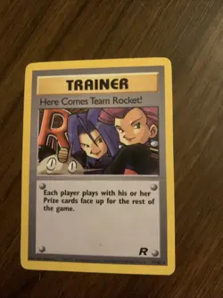 Pokemon TCG Team Rocket Here Comes Team Rocket 71/82 Light Play - Image 1