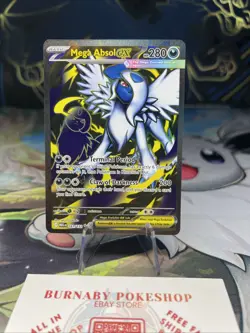 Pokemon Mega Absol ex 161/132 Me01: Mega Evolution Ultra Rare Full Art Holo NM - Image 2