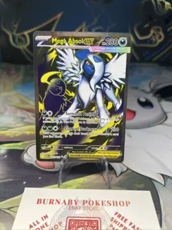 Pokemon Mega Absol ex 161/132 Me01: Mega Evolution Ultra Rare Full Art Holo NM - Image 3