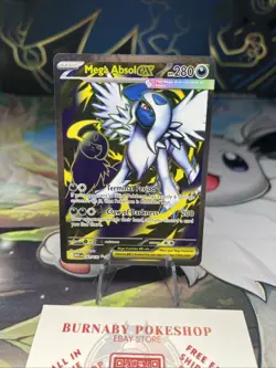 Pokemon Mega Absol ex 161/132 Me01: Mega Evolution Ultra Rare Full Art Holo NM - Image 4