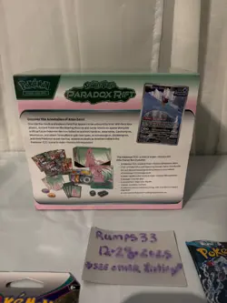 Pokemon TCG Scarlet & Violet Paradox Rift Iron ETB + Sealed Lot - Image 4
