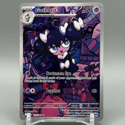 Pokemon TCG Black Bolt and White Flare Gothorita 125/086 Illustration Rare - Image 1