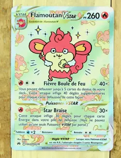 Carte Pokemon Flamoutan Vstar Alternative GG37/GG70 - EB Zenith Supreme FR - Image 1