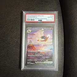 2023 POKEMON MEW EN-151 SPECIAL ILLUSTRATION RARE #199 CHARIZARD EX PSA 10 - Image 1