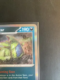 Tyranitar Cosmos Holo 095/159 Mega Evolution Check Lane Blister Promo JTG - Image 3