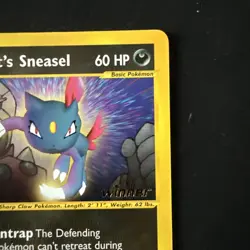 Pokemon - Rockets Sneasel - Winner Stamped - Best Of Game Promo #5 - Image 3