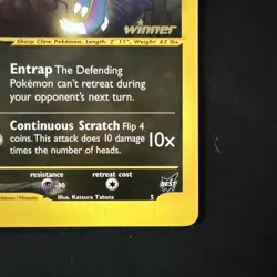 Pokemon - Rockets Sneasel - Winner Stamped - Best Of Game Promo #5 - Image 4