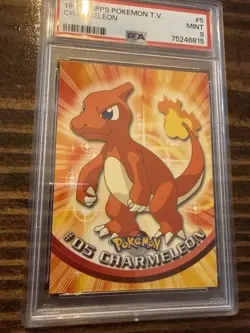 Pokemon PSA 9 Charmeleon #E5 1999 Topps First Movie Edition TCG - Image 3