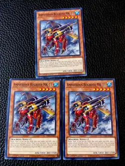 Amphibious Bugroth MK-11 (X3) DIFO-EN029 Yugioh 1st Edition - Image 1