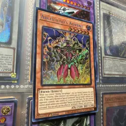 Yugioh 1x Archfiend's Advent BLTR-EN046 Terminal Revenge Secret Rare 1st Ed NM - Image 3