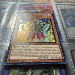 Yugioh 1x Archfiend's Advent BLTR-EN046 Terminal Revenge Secret Rare 1st Ed NM - Image 5