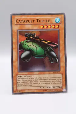 Yu-Gi-Oh! TCG Catapult Turtle MRD-075 Unlimited Super Rare - Image 1