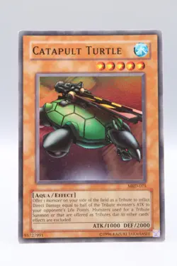 Yu-Gi-Oh! TCG Catapult Turtle MRD-075 Unlimited Super Rare - Image 2