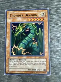 Thunder Dragon MRD-097 Metal Raiders Unlimited Edition Short Print MP/HP Yugioh! - Image 1