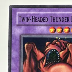 Yu-Gi-Oh! Twin-Headed Thunder Dragon Unlimited MRD-120 Super Rare LP - Image 2