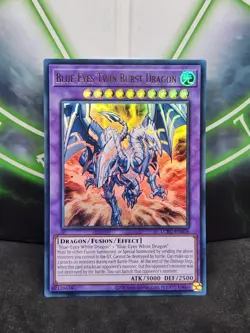 Yugioh Blue-Eyes Twin Burst Dragon LCKC-EN058 Ultra Rare NM - Image 1
