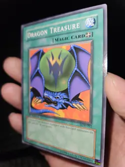 Yugioh TCG Dragon Treasure LOB-092 1st Edition Short Print NA English Vintage - Image 3