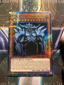*** OBELISK THE TORMENTOR *** QUARTER CENTURY SECRET RARE RA04-EN116 YUGIOH! - Image 1