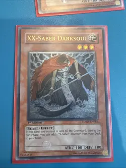XX-Saber Darksoul (UTR) TSHD-EN081 The Shining Darkness 1st Edition - Image 1