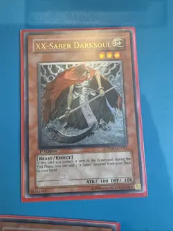 XX-Saber Darksoul (UTR) TSHD-EN081 The Shining Darkness 1st Edition - Image 3