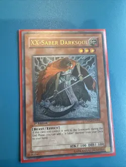 XX-Saber Darksoul (UTR) TSHD-EN081 The Shining Darkness 1st Edition - Image 4