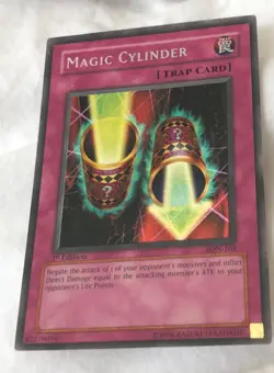 Yu-Gi-Oh! TCG Magic Cylinder LON-104 Secret Rare 1st Edition NM - Image 1