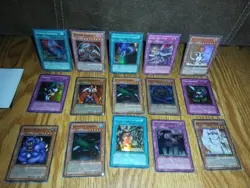 Vintage Yu-Gi-Oh Tcg Card Lot Of 15 holos - Image 1