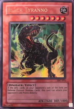 Black Tyranno IOC-075 Unlimited Ultra Rare VLP - Image 1