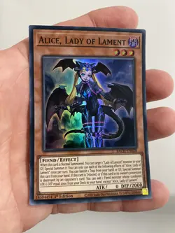Yu-Gi-Oh! - Alice, Lady of Lament - (BACH-EN028) - 1st Edition - Image 1