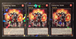 Yu-Gi-Oh! 3x Lavalval Ignis, BP03-EN120, Shatterfoil, 1.Edition, Englisch, NM-EX - Image 1