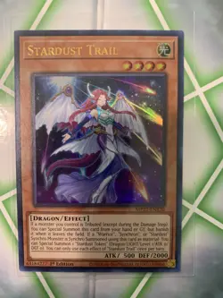 Yugioh! x1 Stardust Trail MP22-EN120 1st Edition Ultra Rare (Near Mint!) - Image 1