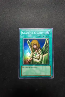 Yugioh Graceful Charity DLG1-EN089 Super Rare Mint Unplayed - Image 1