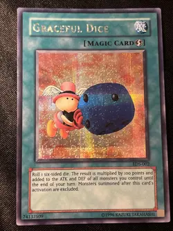 Yugioh Graceful Dice EDS-002 Prismatic Secret Rare LP - Image 1