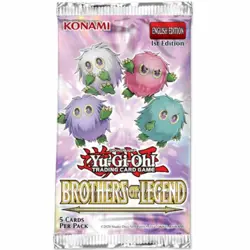 YuGiOh Brothers of Legend | Sealed Booster Box of 24 Packs | 1st Edition | 2021 - Image 2