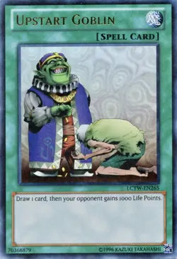 Yugioh Upstart Goblin - Ultra Rare - Unlimited - NM - LCYW-EN265 - Image 1