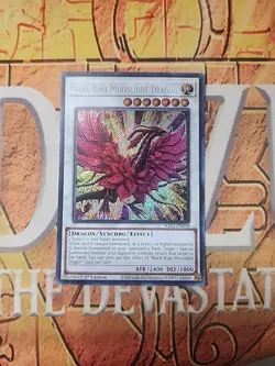 Black Rose Moonlight Dragon RA03-EN038 Secret Rare 1st Edition NM Yugioh - Image 1