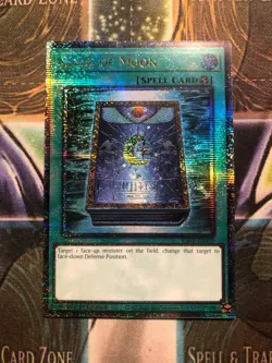 *** BOOK OF MOON *** 1ST EDITION QUARTER CENTURY SECRET RARE RA02-EN050 YUGIOH - Image 1